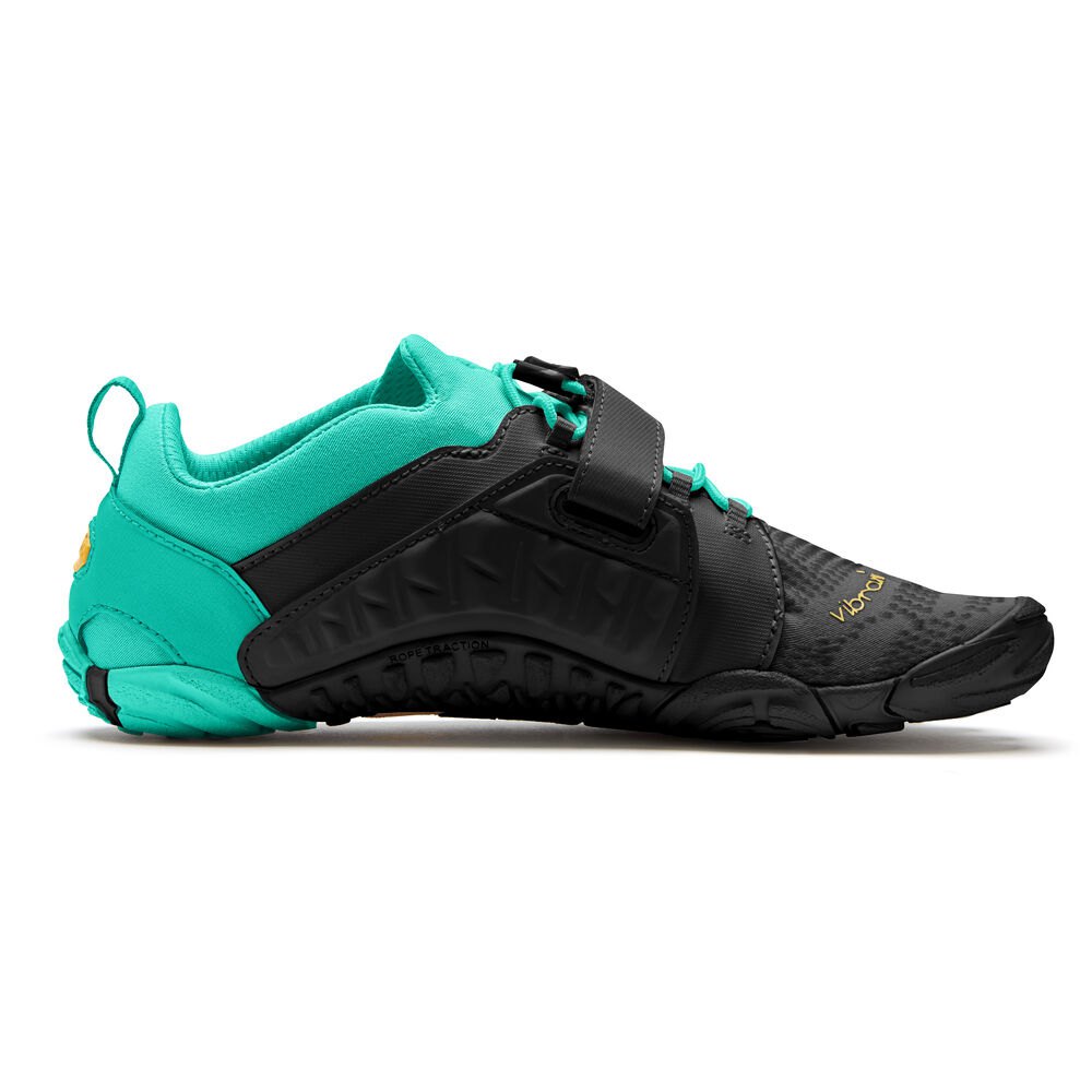 Vibram FiveFingers Dames V-Train 2.0 - Wandelschoenen Zwart/Groen - 635142YUK